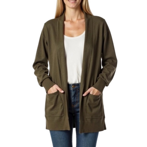 Pink Clover Olive Green Knit Cardigan Extra Small